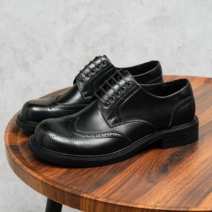 Zapatos Oxford clásicos para hombre con aumento de altura, zapatos de boda a la moda para hombre con punta en pico, tallas 37 - 46 - Product Image 4