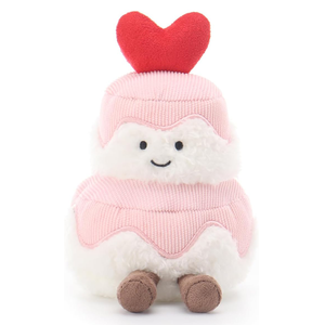 Peluche Romántico de Pastel de Doble Capa, Juguete de Peluche de Dibujos Animados, Lindo Regalo de Cumpleaños o San Valentín para Bebés y Novias - Product Image 4