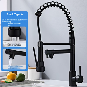 Grifo monomando comercial Wayon de acabado mate para lavabo de baño <span class=keywords><strong>con</strong></span> rociador extraíble y llenador de ollas - Product Image 3