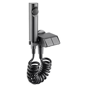 YF 2026 Kit <span class=keywords><strong>de</strong></span> pulverizador <span class=keywords><strong>de</strong></span> bidé <span class=keywords><strong>de</strong></span> latón con supercarga <span class=keywords><strong>de</strong></span> pulso, instalación sin perforaciones en pared, interruptor <span class=keywords><strong>de</strong></span> un toque, rociador <span class=keywords><strong>de</strong></span> inodoro para baño - Product Image 5