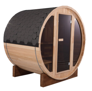 Sauna en cèdre rouge pour 3-4 personnes avec chauffage Harvia - Product Image 1