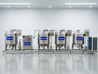 Petite machine de pasteurisation pour la fabrication de lait, yaourt, bière, jus, fromage et miel
