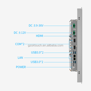 10.1 10.4 12.1 15 17 19 21.5 inch Bảng điều chỉnh PC IP65 không thấm nước 10 điểm cảm ứng điện dung màn hình Màn hình cho bảng điều khiển công nghiệp PC - Product Image 6