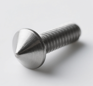 Round Head Stainless Steel <b>Screw</b> Metric Standard Thread Plain Finish - Product Image 6