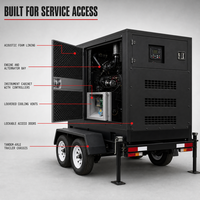 Générateur Cummins monté sur remorque JSST pour DeepSea 90 kVA 50 Hz pour l'alimentation électrique des événements en extérieur