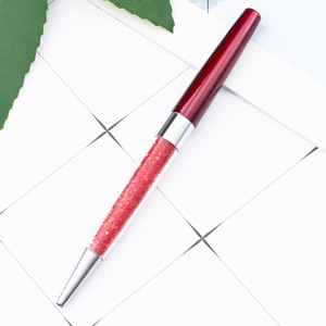 I produttori all'ingrosso ruotano la penna a sfera in metallo con diamante rotto in cristallo con Logo personalizzato pubblicitario per il regalo dell'ufficio - Product Image 6