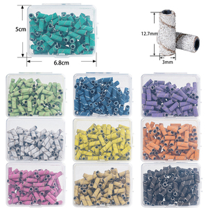 All'ingrosso 3MM Mini fasce di levigatura per unghie con Logo personalizzato rosa colorato per trapano per unghie professionale uso da salone marchio OYS 50 pz/scatola - Product Image 2
