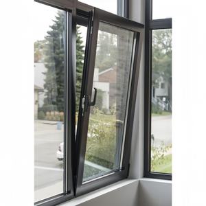 Fenêtre à battants en aluminium à rupture de pont thermique, insonorisée et résistante aux ouragans, personnalisable, <span class=keywords><strong>prix</strong></span> usine économique - Product Image 3