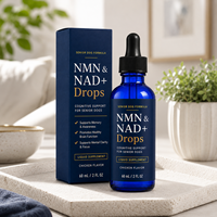 Complément Liquide NMN NAD+ Marque Blanche pour Chiens Seniors – Soutien à la Mémoire et à la Clarté Mentale – Formule Saveur Poulet