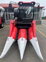 Nouvelle Moissonneuse-batteuse à 2 rangs pour céréales et maïs avec moteur Quanchai pour la récolte du maïs agricole – Machine agricole haute efficacité