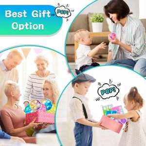Lote de 30 Llaveros Pop Fidget, Mini Juguetes Antiestrés, Recuerdos para Fiestas Infantiles de 4 a 8 y de 8 a 12 Años, Pequeños Premios para el Aula - Product Image 6