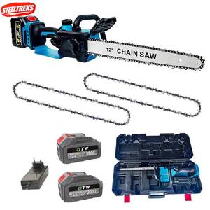 Tronçonneuse électrique sans fil 1000W, sans balais, 12 pouces, pour <span class=keywords><strong>l</strong></span>'entretien des jardins, la coupe de branches et de bûches, et <span class=keywords><strong>l</strong></span>'utilisation agricole - Product Image 1