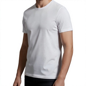 เสื้อยืดคอกลมผ้าฝ้ายเจอร์ซีย์สำหรับผู้ชายจากผู้ผลิต OEM ระบายอากาศได้ดี แขนสั้น ไซส์ใหญ่ ผ้าถัก สวมใส่สบายในชีวิตประจำวัน - Product Image 1