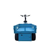 Chariot à plateau électrique - Chariot à main pliable à trois roues pour chantier de construction, remorque de transport de marchandises en fer avec support OEM