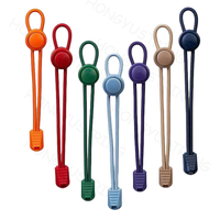 QUICKLACES Lacets élastiques réfléchissants sans nœuds pour enfants, lacets ronds en polyester avec système de verrouillage, couleur personnalisée