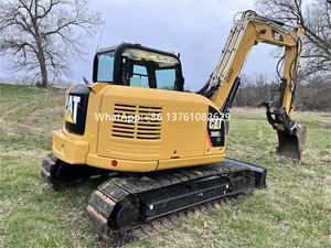Excavatrice sur chenilles d'occasion Caterpillar 308e2cr d'origine japonaise, mini-pelle de 8,4 tonnes, machine de construction à vendre - Product Image 3