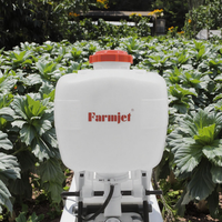 Farmjet 15L/ 20L Gallons Réservoir en plastique antidéflagrant Sac à dos agricole Pulvérisateur manuel