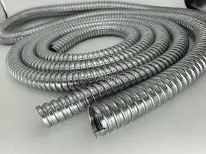 Großhandel Hot Sale Original Factory 25mm 1 "P3 Quadrat Locked Inter locked Galvani zed Steel Flexible Conduit - Product Image 5