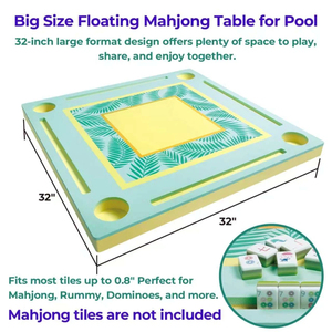 EVA Mahjong <b>table</b> topper with slots Custom Logo EVA Mahjong <b>Table</b> <b>Cover</b> <b>Waterproof</b> Tray Wholesale Lightweight Noise Reduction - Product Image 2