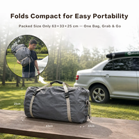 Tente de toit gonflable Solo, hamac imperméable, tente de camping gonflable pour toit de voiture, tentes d'extérieur imperméables