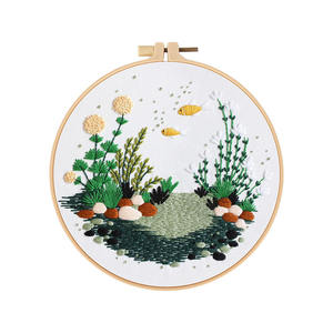 Kit de <span class=keywords><strong>bordado</strong></span> de plantas y peces pequeños <span class=keywords><strong>para</strong></span> <span class=keywords><strong>principiantes</strong></span>, incluye hilos de aro de tela bordada <span class=keywords><strong>para</strong></span> amantes de la artesaní<span class=keywords><strong>a</strong></span>, puntada <span class=keywords><strong>a</strong></span> <span class=keywords><strong>mano</strong></span> - Product Image 5