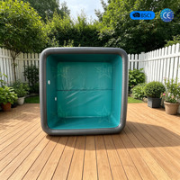 Piscines pliables portables pour intérieur/extérieur, taille personnalisée, piscine pour adultes et enfants, pour usage familial
