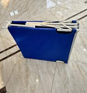 공장 직접 공급 이중 방수 옥스포드 천 접는 의료 침대 성인 병원 침대 치료 콜레라 침대 - Product Image 5