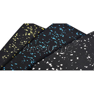 Rouleaux de revêtement de <span class=keywords><strong>sol</strong></span> en caoutchouc écologique de 20mm Rouleau d'isolation <span class=keywords><strong>phonique</strong></span> acoustique Tapis de particules NBR SBR collé PUR - Product Image 3