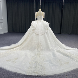 Jancember MN189 alla moda eleganti abiti <span class=keywords><strong>da</strong></span> <span class=keywords><strong>sposa</strong></span> con perline pesanti abiti <span class=keywords><strong>da</strong></span> <span class=keywords><strong>sposa</strong></span> <span class=keywords><strong>per</strong></span> donna - Product Image 5