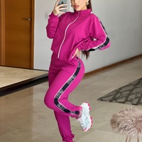 Ensemble de survêtement décontracté d'hiver pour femme de marque célèbre, collection de designer pour tenue de détente et jogging