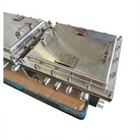 Boîtier de jonction antidéflagrant Ex Db IIB T4 Gb SS316 IP66, boîtier électrique soudé 220V 40A 350x400x250mm certifié CE -30°C