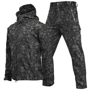 <span class=keywords><strong>Veste</strong></span> d'extérieur respirante pour homme, trois-en-un, coupe-vent, chaude, en softshell effet peau de requin, avec capuche – Approvisionnement direct usine - Product Image 6