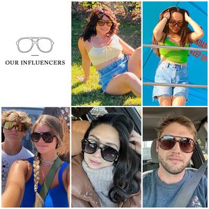 Gafas de Sol Cuadradas Retro para Hombre y Mujer, Estilo Vintage de los 70, con Doble Puente - Product Image 2