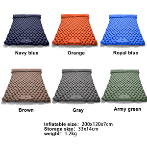 Matelas de camping double gonflable et léger pour 2 personnes, <span class=keywords><strong>lit</strong></span> <span class=keywords><strong>d</strong></span>'extérieur portable, tapis de randonnée imperméable. - Product Image 6