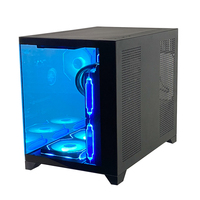 PCOOLING Factory Custom Logo Pc Case Gaming Computer con vidrio templado M-Atx Tower Pc Case para escritorio