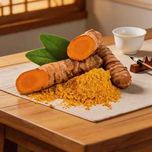 Bio-Kurkuma-Pulver in Lebensmittelqualität, <span class=keywords><strong>Curcumin</strong></span>-Kräuter-Gewürz, Wild Gezüchtete Kurkuma - Product Image 1
