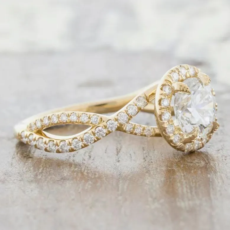 अनुकूलित बढ़िया गहने रिंग बार्कलेज हीरे की शादी की अंगूठी सोने की ठोस 18k 21 कैरेट 24k आर्बलिक उपहार बॉक्स ठीक आभूषण महिलाओं की