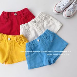 Pantaloncini Estivi per <span class=keywords><strong>Bambina</strong></span> 2026, <span class=keywords><strong>Shorts</strong></span> Colorati <span class=keywords><strong>Blu</strong></span>, Rossi, Gialli e Bianchi per Bambine - Product Image 2