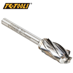 Rebabas de carburo de punta de bola cilíndrica de calidad Rebaba de carburo de Lima rotativa SC de <span class=keywords><strong>doble</strong></span> corte <span class=keywords><strong>en</strong></span> forma de C - Product Image 5