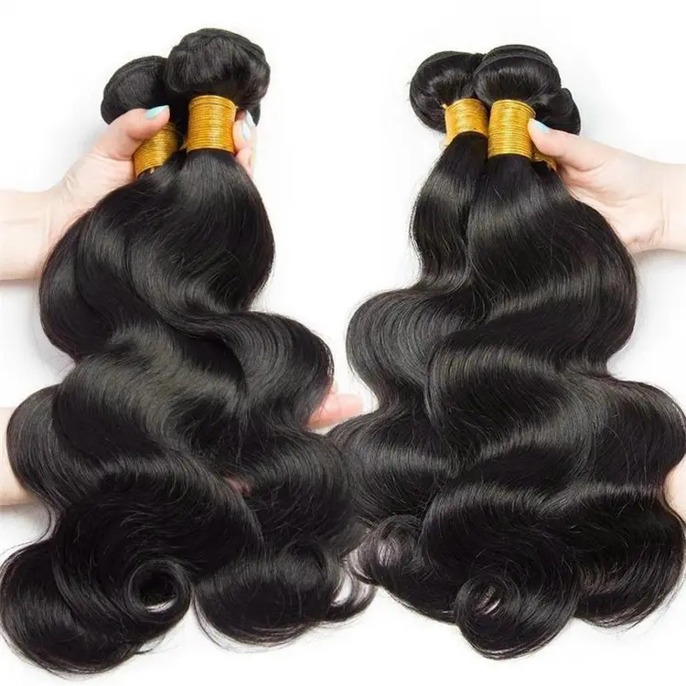 Productos de cabello sin procesar vietnamita, extensiones de cabello humano indio, vendedores de paquetes de cabello humano virgen alineado con cutícula