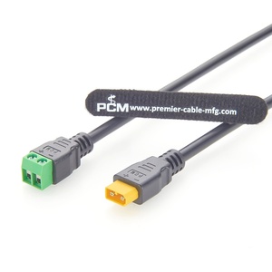 كابل Amass XT30 ذكر إلى طرف توصيل لولبي ثنائي 18AWG للأنظمة الآلية والطائرات بدون طيار والروبوتات والطابعات ثلاثية الأبعاد وأنظمة الطاقة المدمجة - Product Image 5