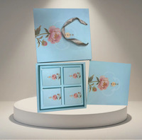 Scatola Regalo in Carta Artistica Riciclabile a Forma di Libro con Laminazione Lucida/Opaca e Opzioni di Stampa Personalizzata per il Festival di Metà Autunno
