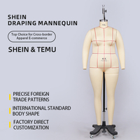 Maniquí Femenino de Fibra de Vidrio de Cuerpo Completo con Diseño Desmontable para Modelos de Prueba