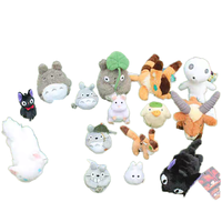 Peluche en coton PP super doux en gros pour Jiji Cat Dust Soot Sprite Mouse 5-30CM Peluche Porte-clés Pendentif Jouet en peluche