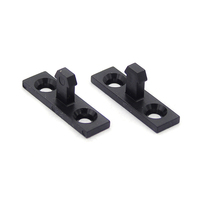 Cerradura de Puerta Negra para Hombre PR-001, Cerradura de Presión, Clip para Estuche de Gafas de Coche, Cubo de Basura, Interruptor Autoblocante