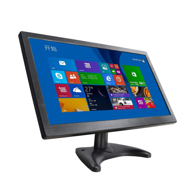 IPS 15.6" Inch Monitor 1920*1080 LCD Big Screen with H-D-MI/AV/VGA/BNC/USB Input PC Monitor Security Monitor VESA 75