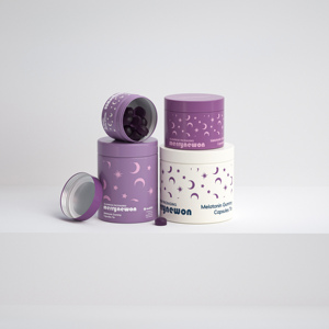 Custom Biodegradable Packaging Aluminum Jar for Gummy Vitamins Color Printing Gummies <b>Container</b> 260ml - Product Image 2