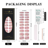 Autocollants de luxe en gel pour ongles, styles artisanaux personnalisés, vente en gros, pour manucure DIY – Nouveauté !