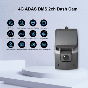 Caméra embarquée 4G/5G avec ADAS DMS 1080P, traceur GPS, vidéo en direct LTE, surveillance de flotte, double objectif, DVR de voiture, système d'alarme de fatigue - Product Image 6