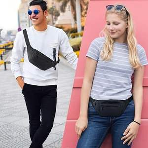 <span class=keywords><strong>Riñonera</strong></span> de gran capacidad y conveniente para hombres y mujeres, <span class=keywords><strong>riñonera</strong></span> cruzada, <span class=keywords><strong>riñonera</strong></span> para viajes, caminar, correr, senderismo - Product Image 2